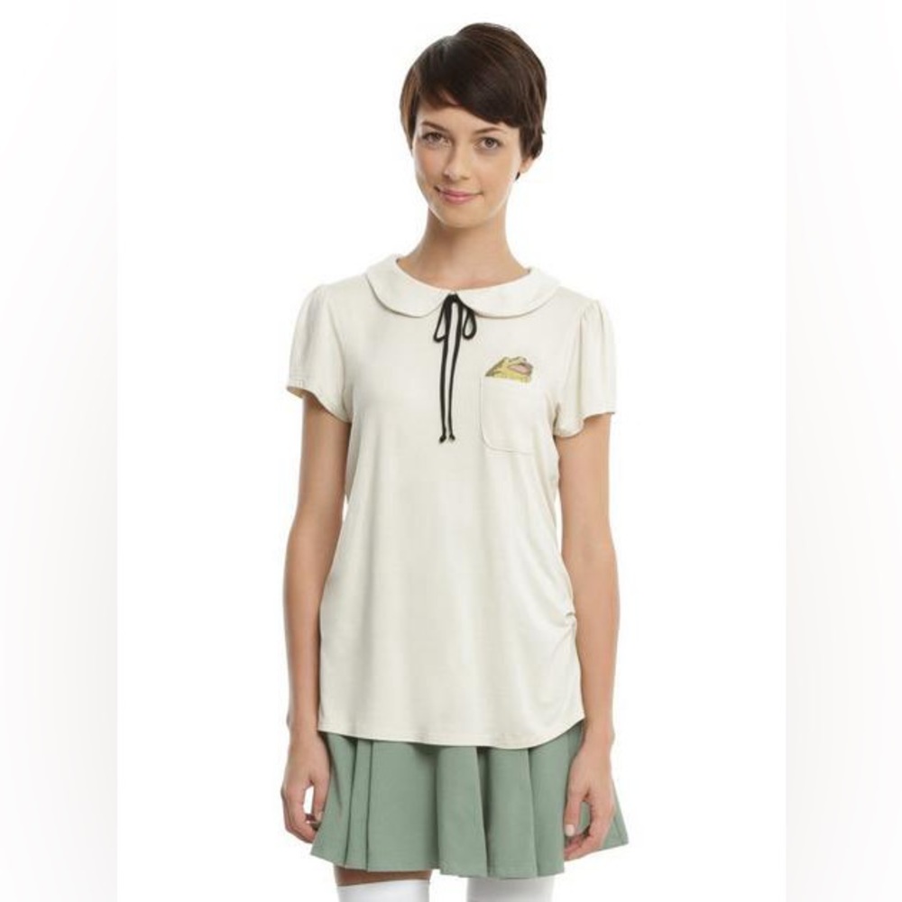 Over The Garden Wall Greg Frog Pocket Girls Top
